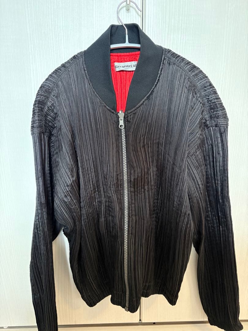 ISSEY MIYAKE MEN プリーツ MA-1 ジャケット ブルゾン