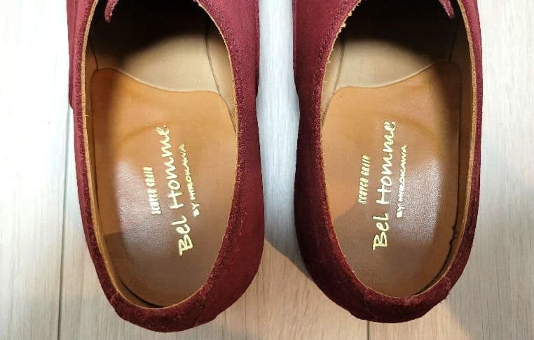 SCOTCH GRAIN スコッチグレイン スウェードストレートチップ レッド