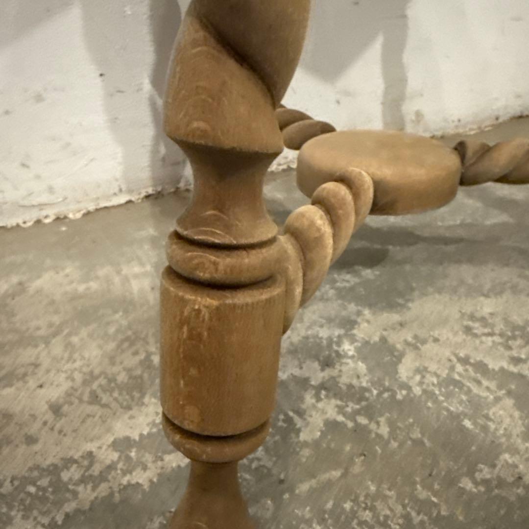 chiezouヴィンテージ　木製サイドテーブル　剥離