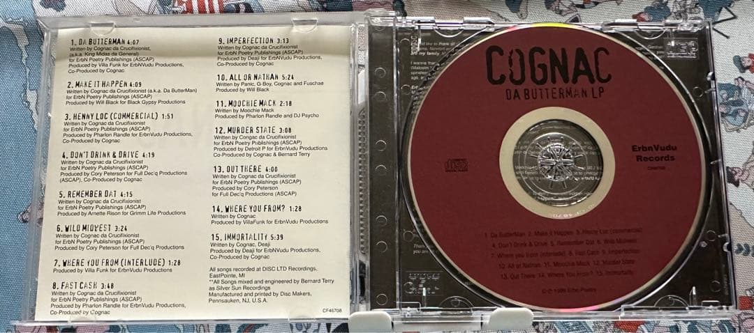 洋楽 COGNAC DA BUTTERMAN LP G RAP