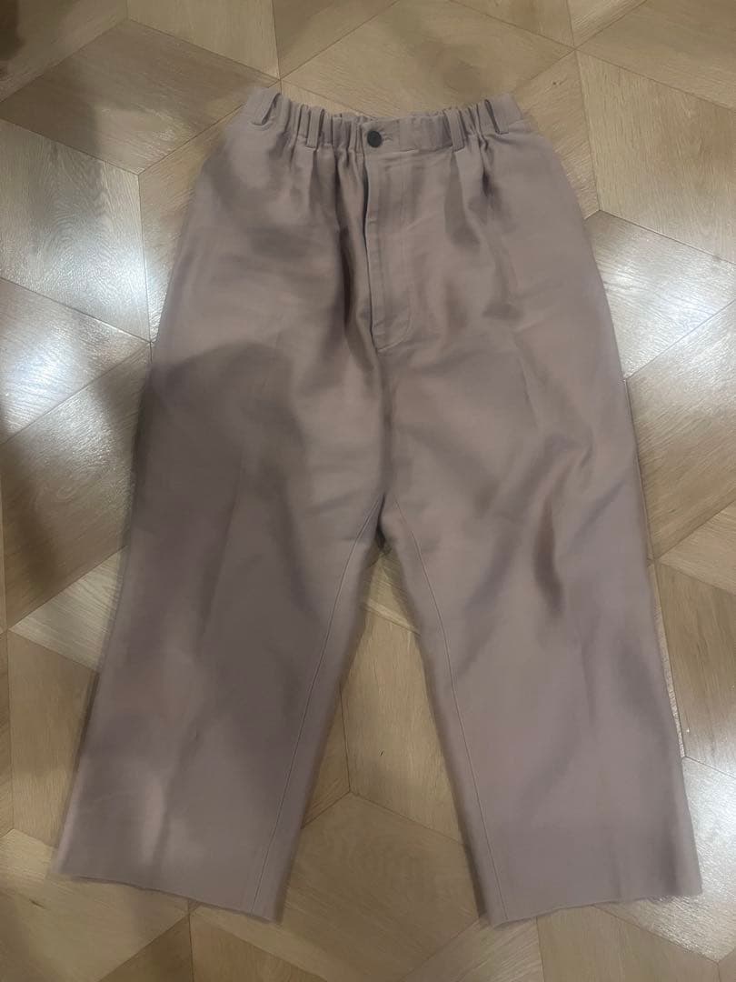 【nonnotte】Draping Elastic Wide Trousers