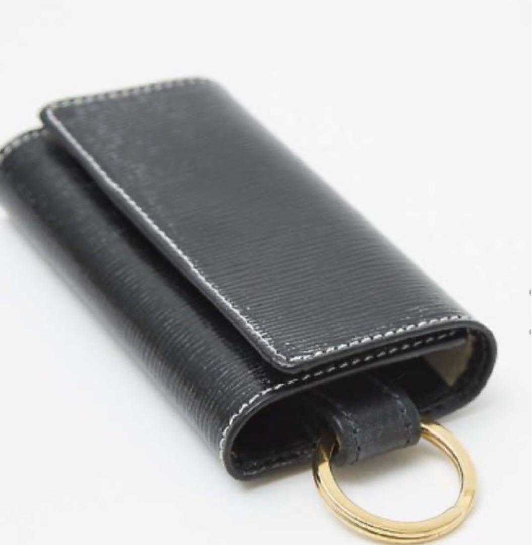 【新品】ホワイトハウスコックス キーケース 黒 ブライドルレザー
