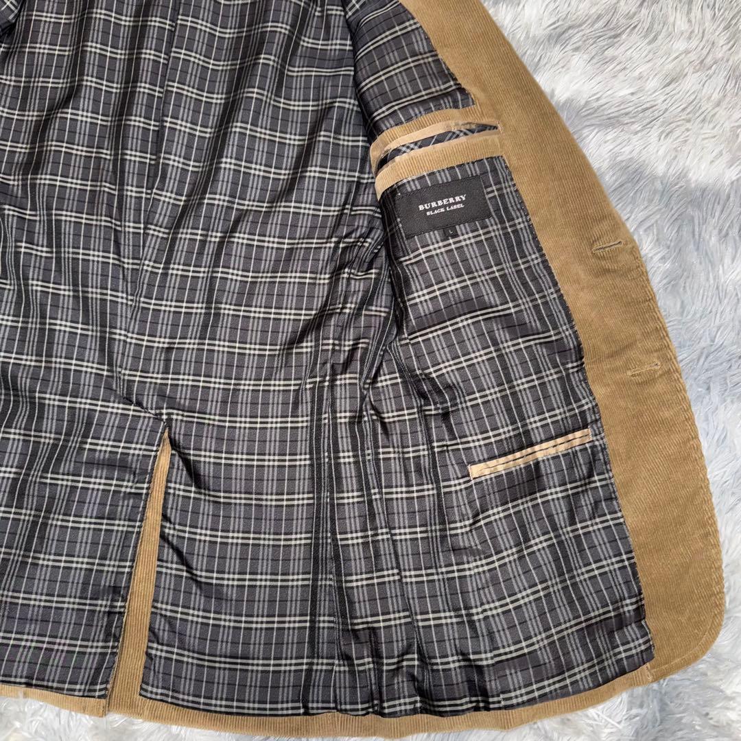 美品 BURBERRY BLACK LABEL コーデュロイ ジャケット L