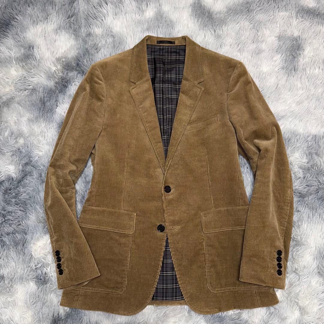 美品 BURBERRY BLACK LABEL コーデュロイ ジャケット L