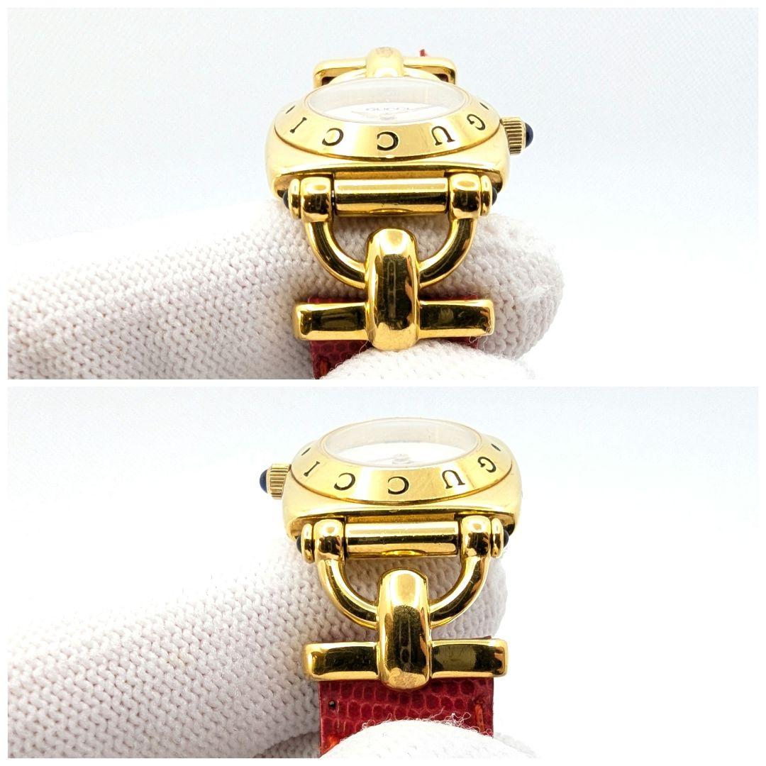 【箱・替えベルト付】GUCCI グッチ チェンジベルト ホワイト文字盤 腕時計