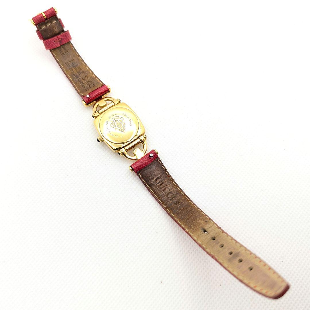 【箱・替えベルト付】GUCCI グッチ チェンジベルト ホワイト文字盤 腕時計