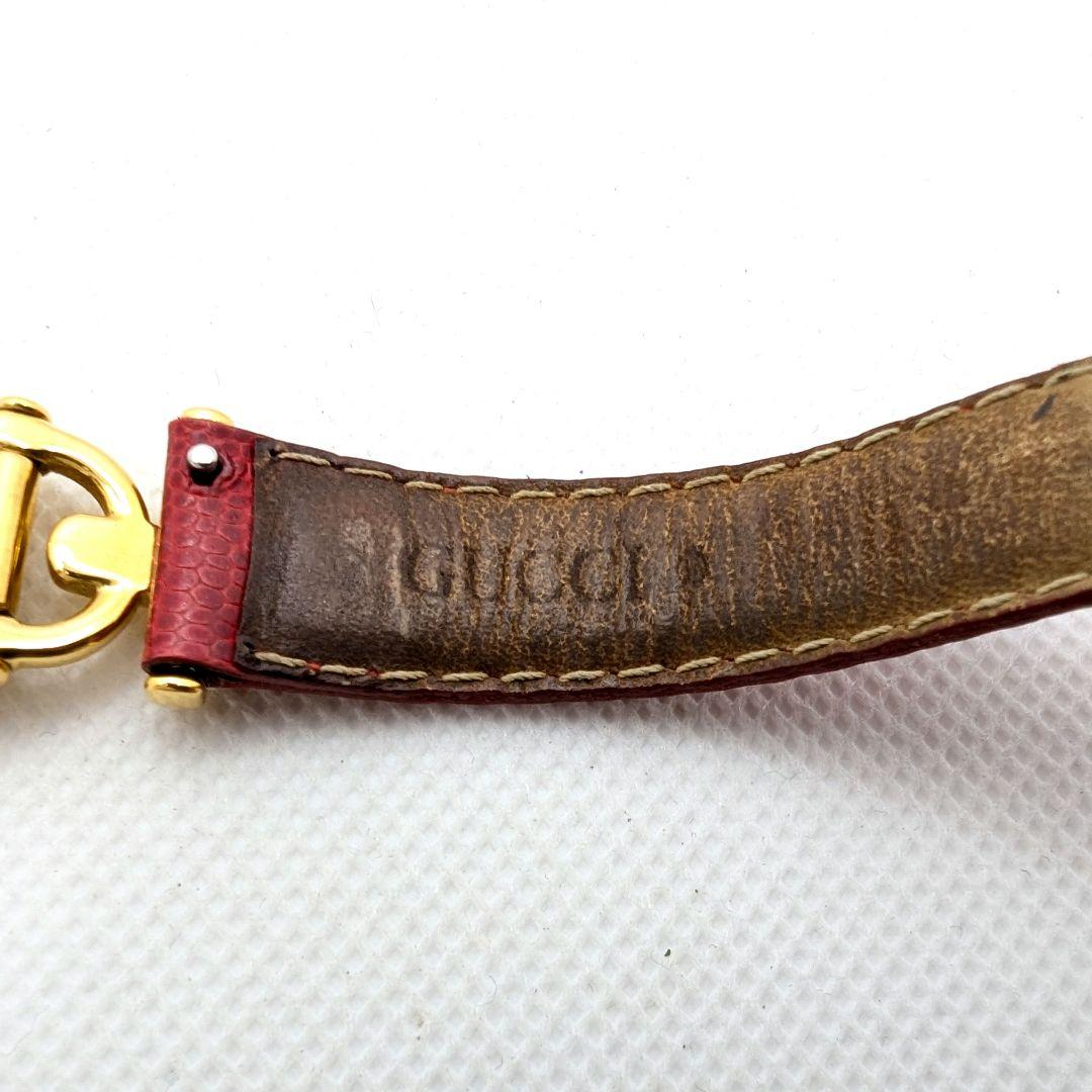 【箱・替えベルト付】GUCCI グッチ チェンジベルト ホワイト文字盤 腕時計