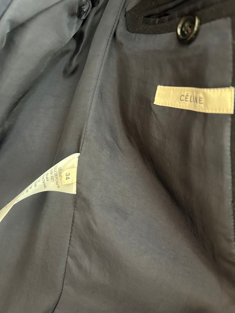 希少 定価60万 celine フィービー期 クロンビー コート