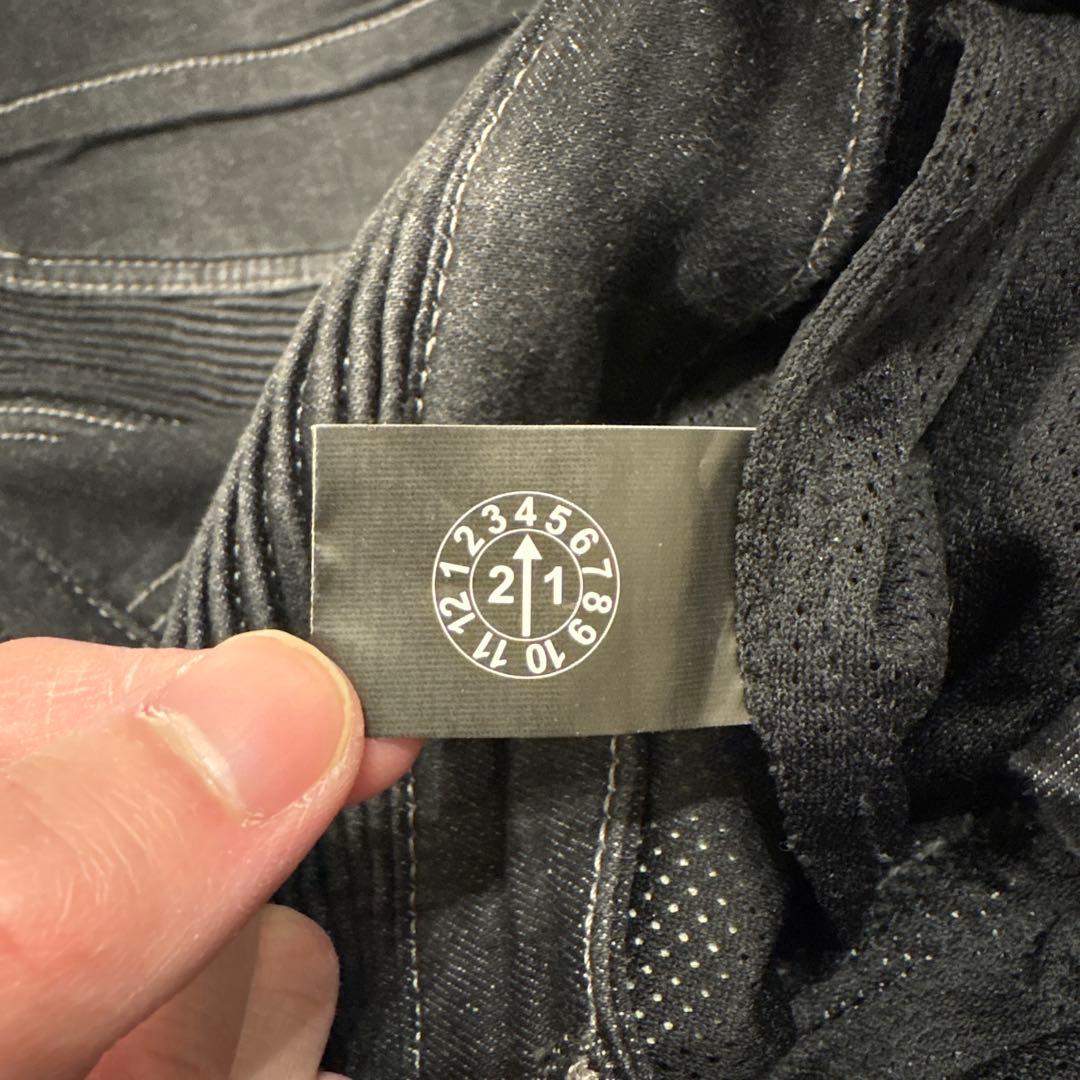 DEGNER デグナー デニム バイクパンツ ヒートガード付き Lサイズ