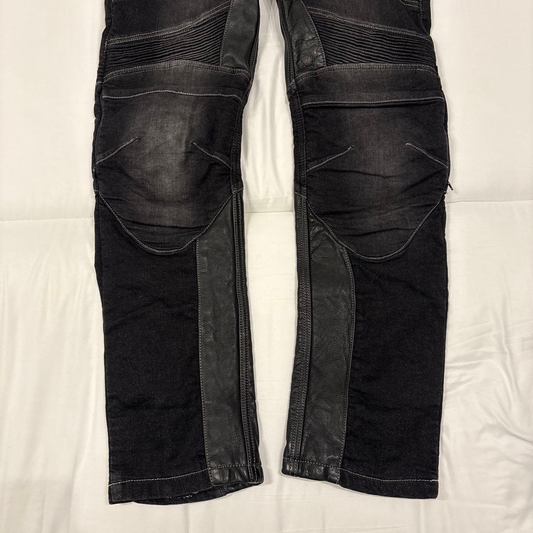 DEGNER デグナー デニム バイクパンツ ヒートガード付き Lサイズ
