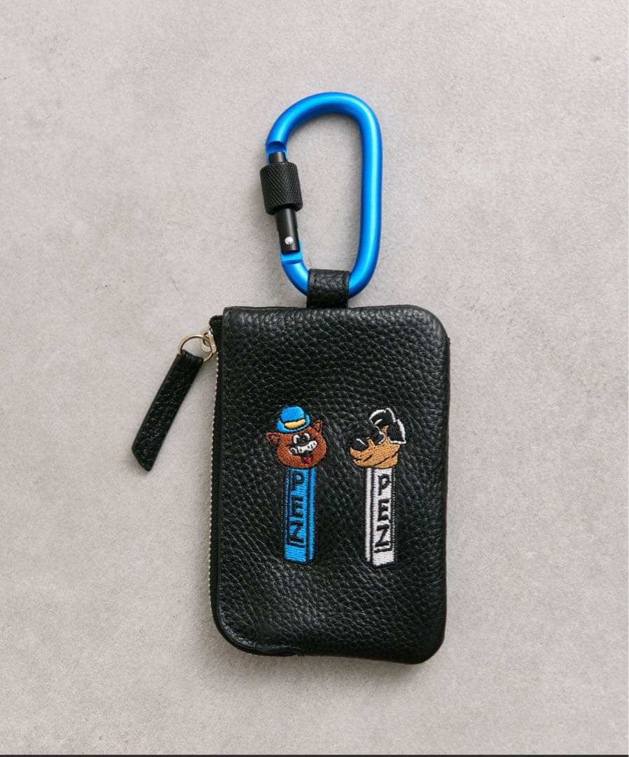 PEZ(ペッツ) ×ear】《牛革》カラビナ付きパス＆キーケース　新品未使用