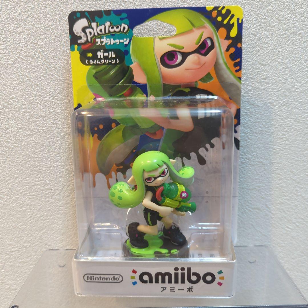 【新品未開封】amiibo ガール ライムGR スプラトゥーン 限定カラー