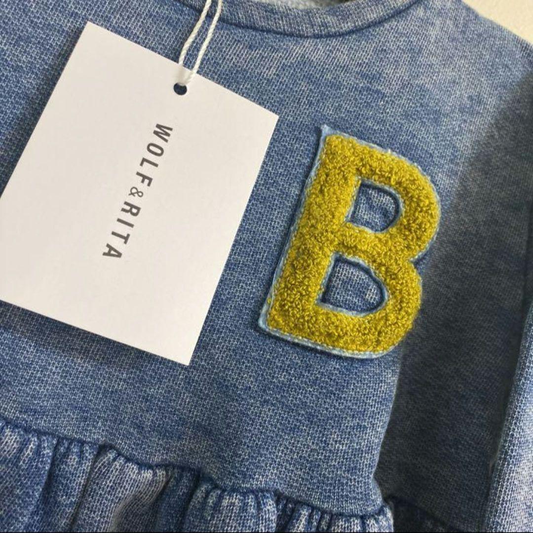 wolf&rita ウルフアンドリタ120.130♡デニム風チュニック