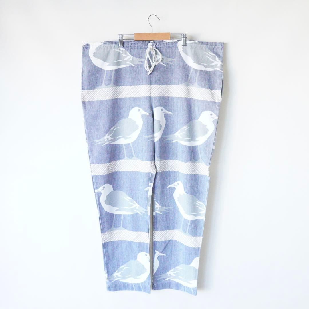 Michigan rag ミシガン ラグ 総柄 コットン パンツ 古着