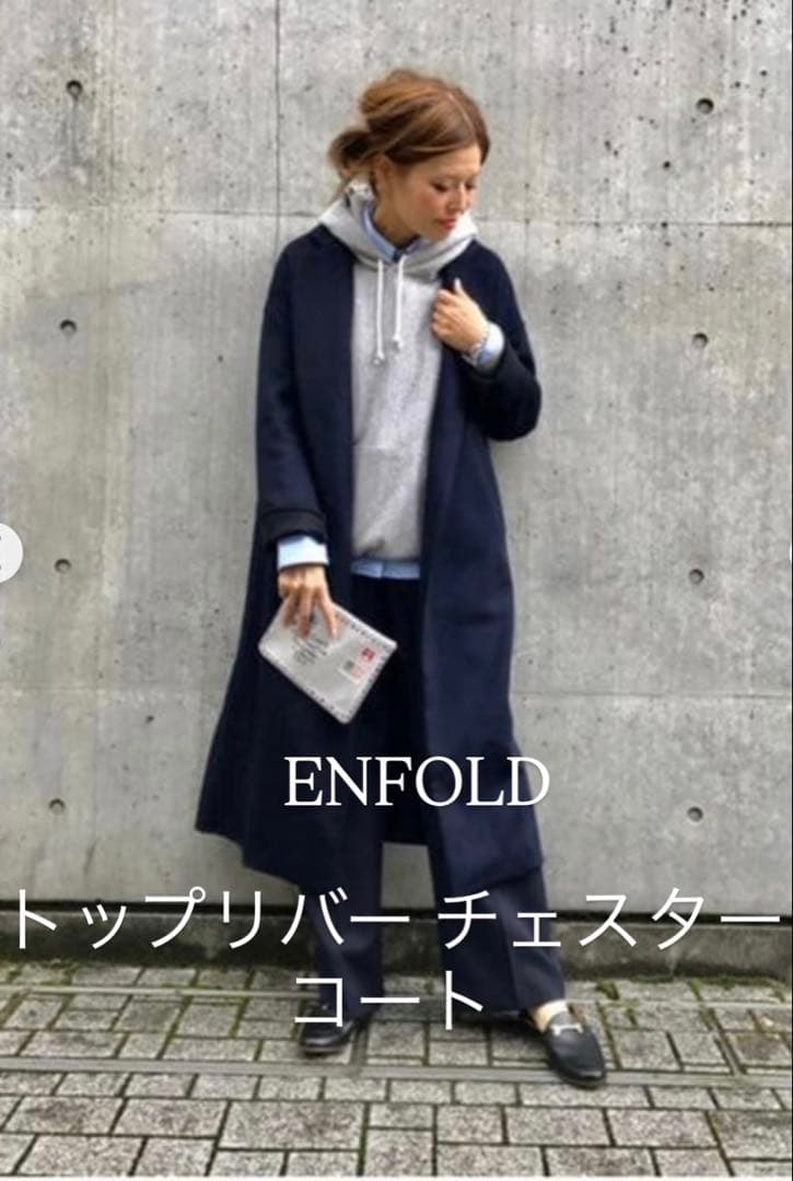 エンフォルド　トップリバー チェスターコート　38 美品