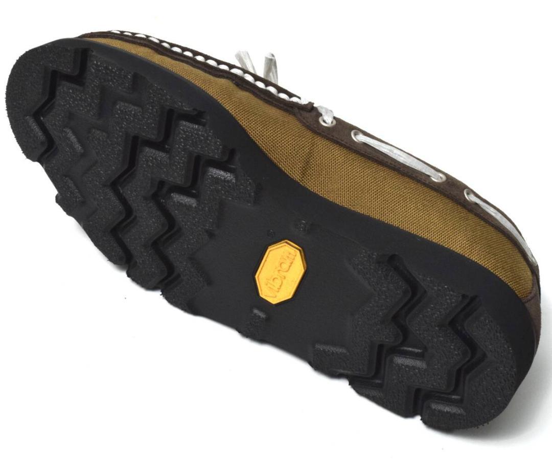 未使用4.1万 Tomo＆Co コーデュラナイロン デッキシューズ 27 カーキ