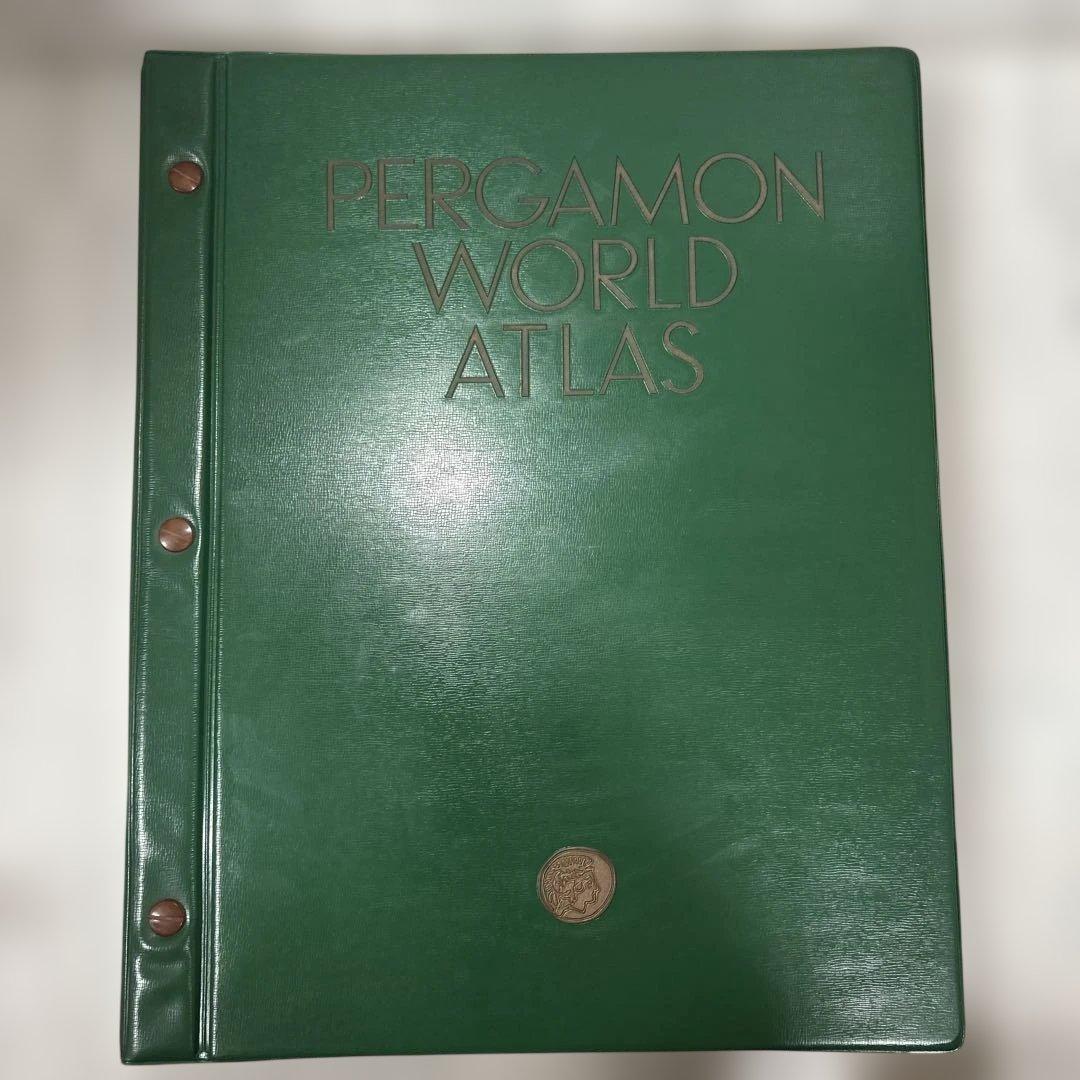 ペルガモン　Pergamon World Atlas 1968 英語版 地図帳