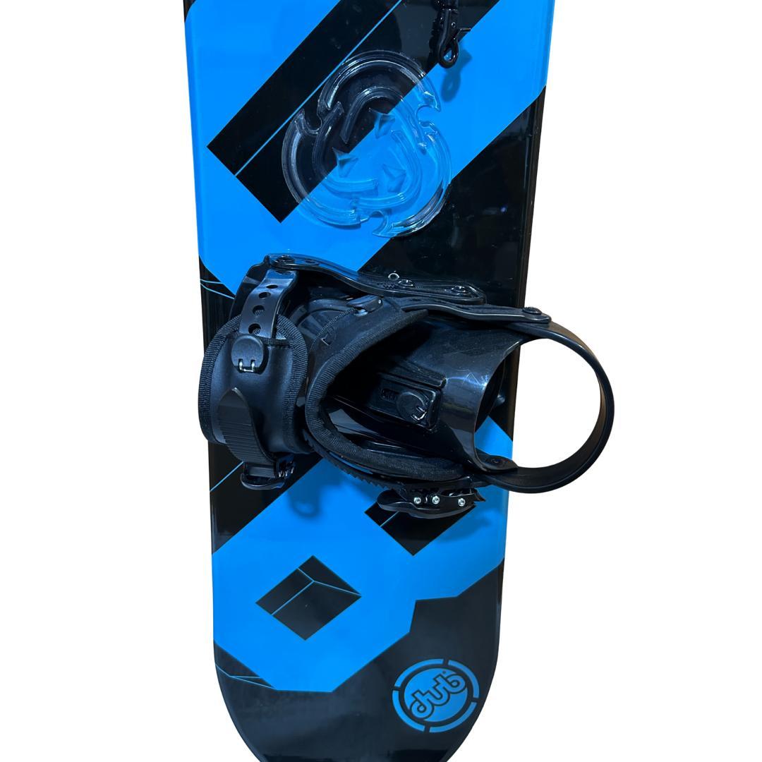 DUB ジュニアスノーボード130cm ビンディング 滑り止め＆コード付