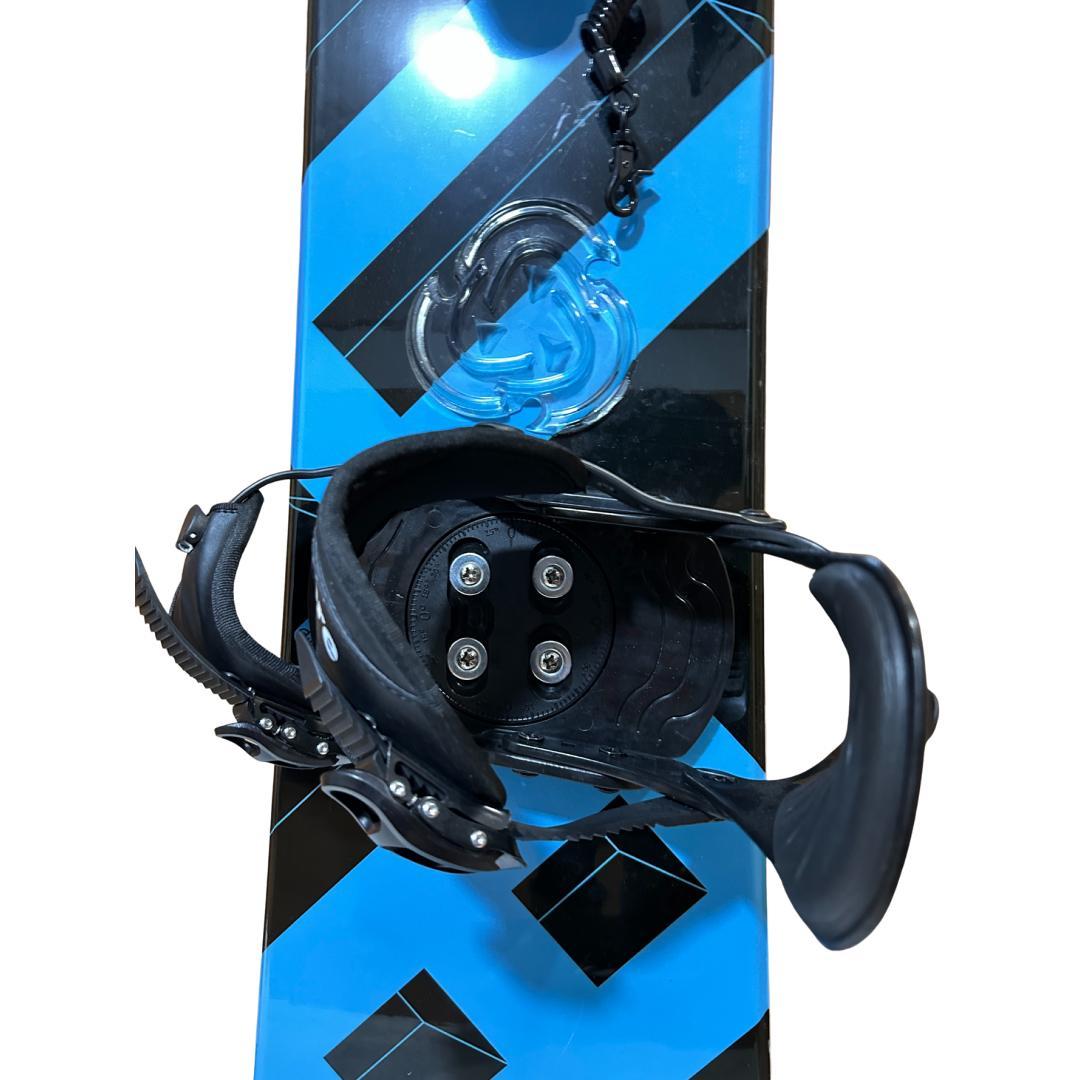 DUB ジュニアスノーボード130cm ビンディング 滑り止め＆コード付