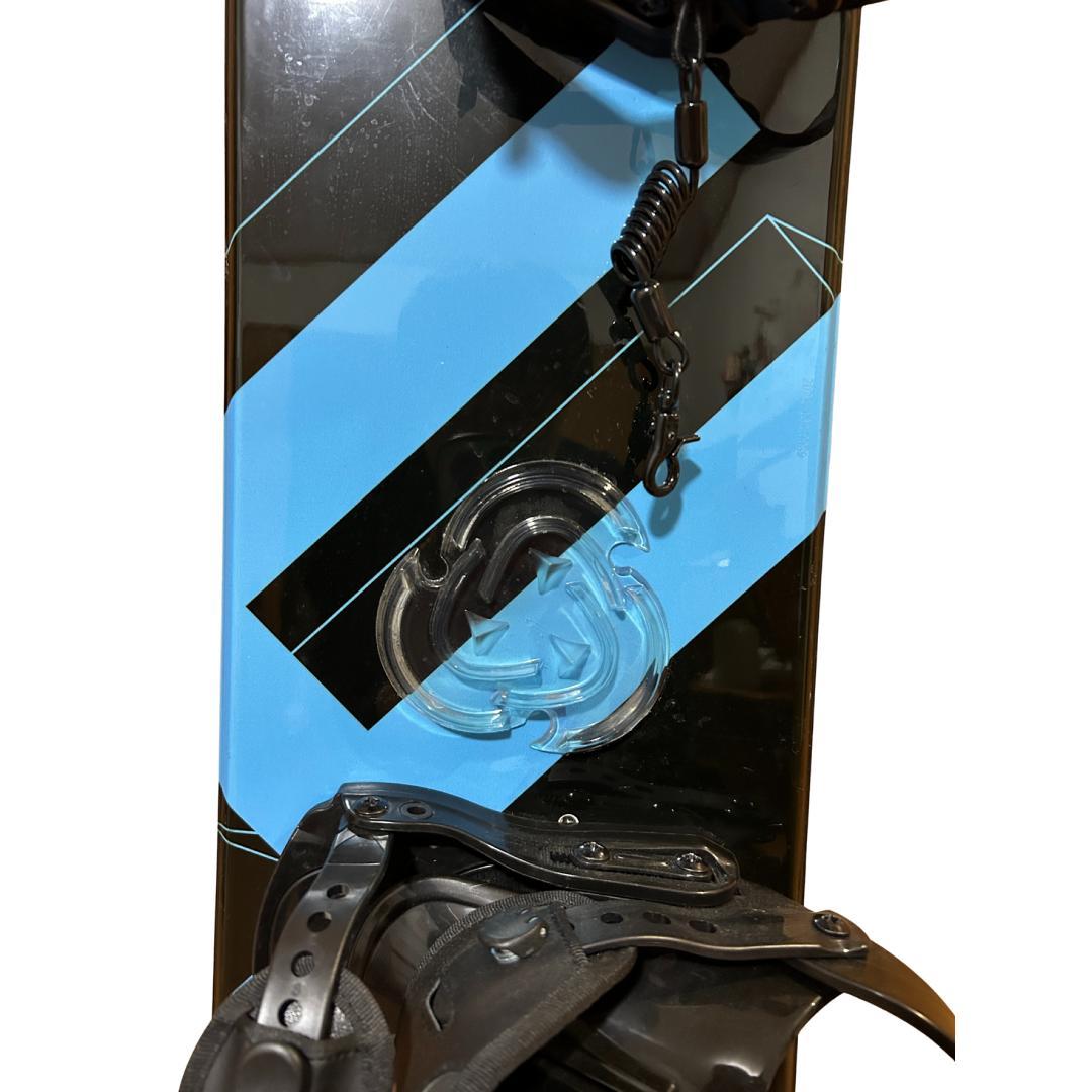 DUB ジュニアスノーボード130cm ビンディング 滑り止め＆コード付