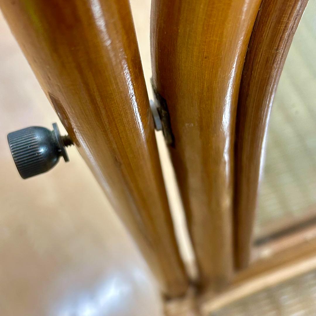 【かげぼこ】レトロ　ヴィンテージ　ラタンの化粧台　ドレッサー