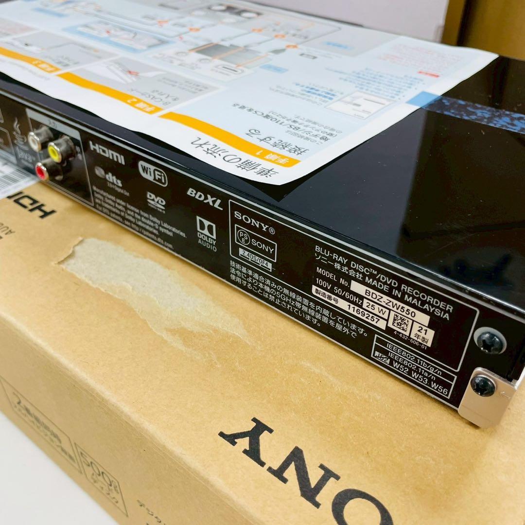 SONY BDZ-ZW550 本体汚れスレ痕あり WW1484