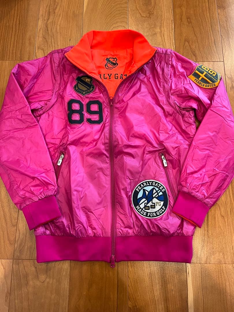 PEARLY GATES ピンク ジャケット 2way リバーシブル
