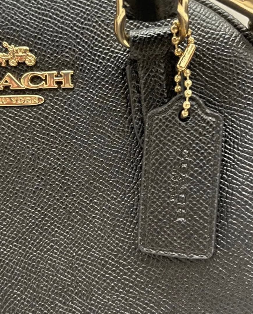 極美品　COACH ミニボストン　ハンドバッグ ショルダーバッグ