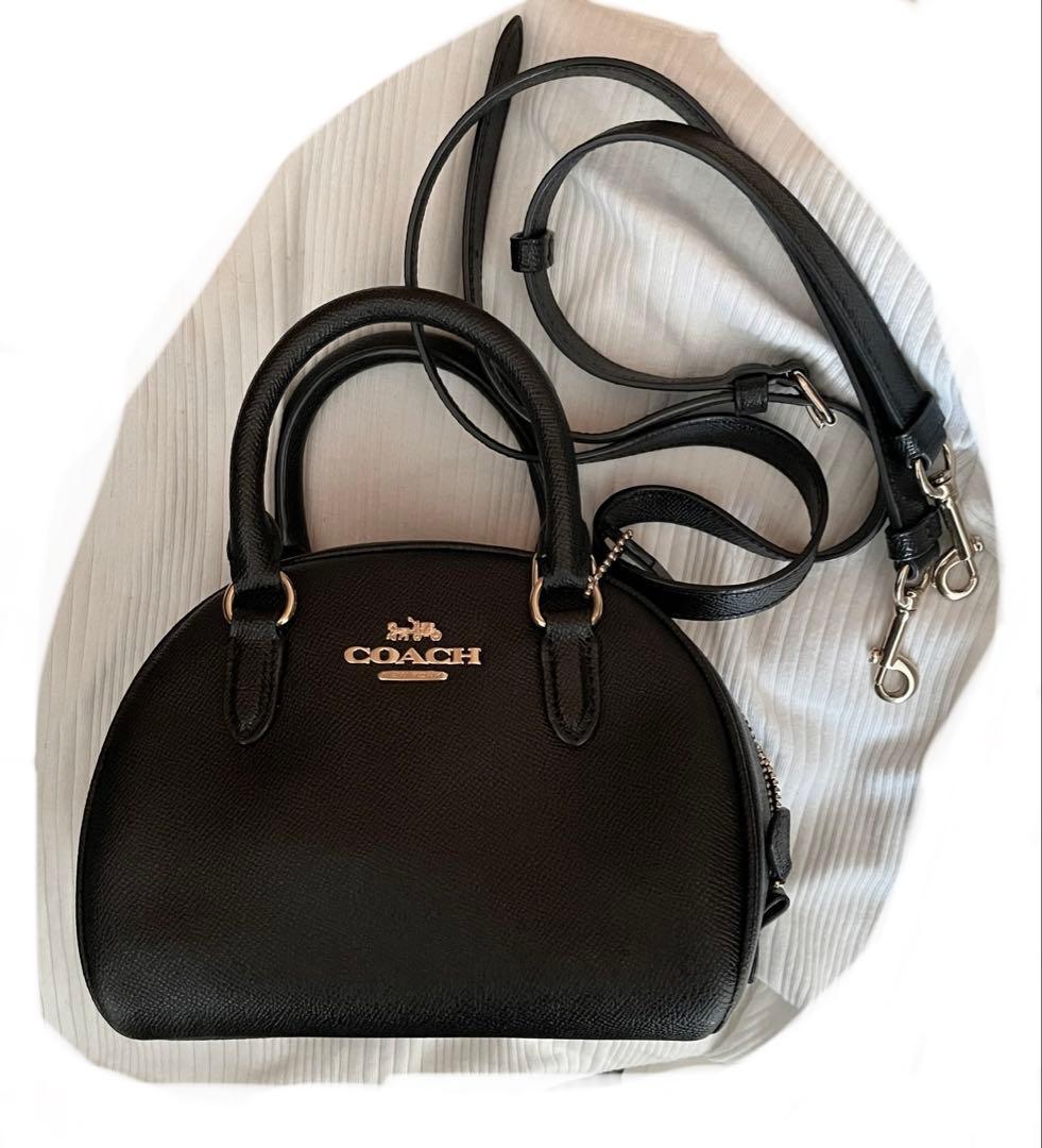 極美品　COACH ミニボストン　ハンドバッグ ショルダーバッグ