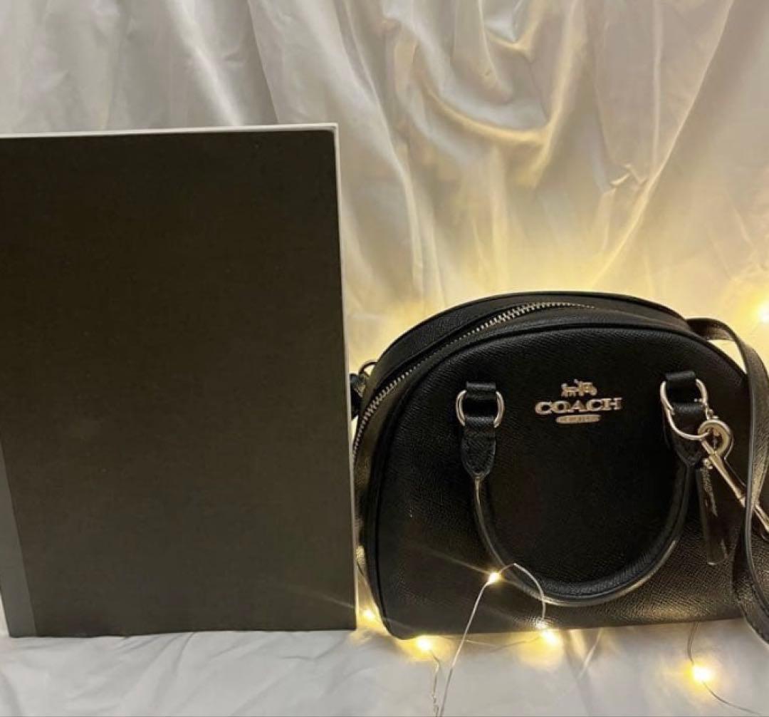 極美品　COACH ミニボストン　ハンドバッグ ショルダーバッグ