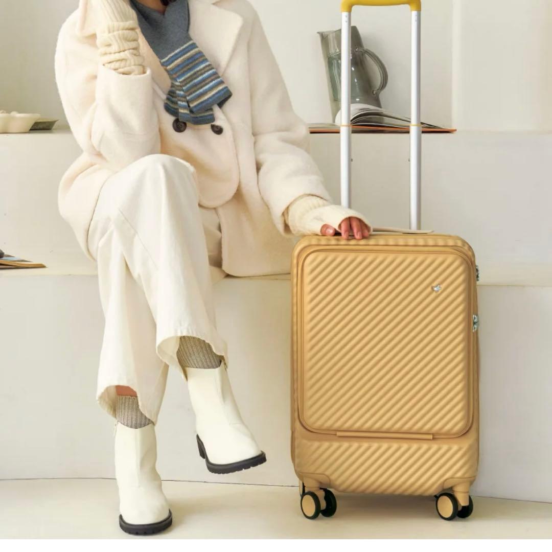 【HaNT/ハント】 ココント キャリーケース 34L キャンドルイエロー