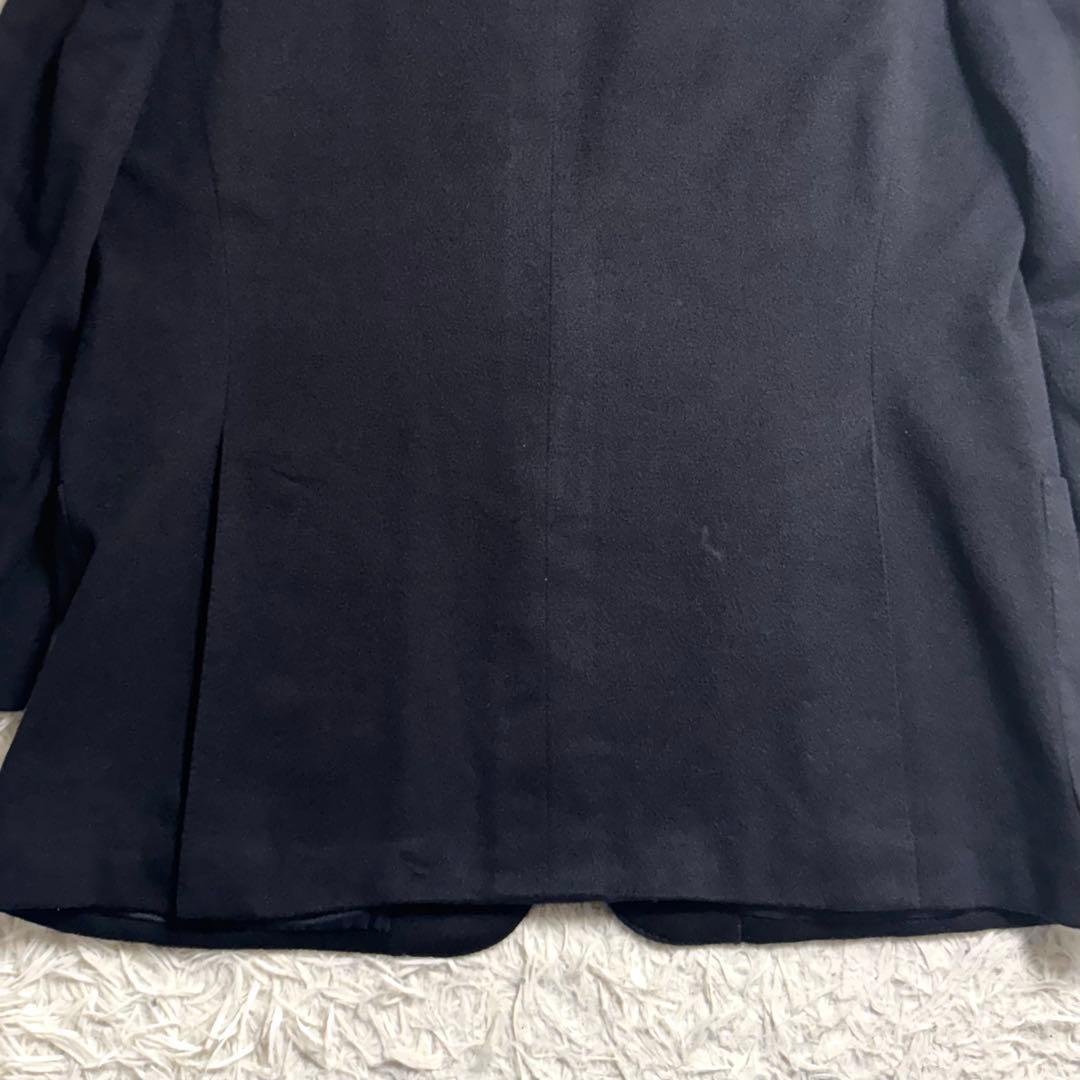 GIVENCHY カシミヤ100% テーラードジャケット　銀ボタン ネイビー