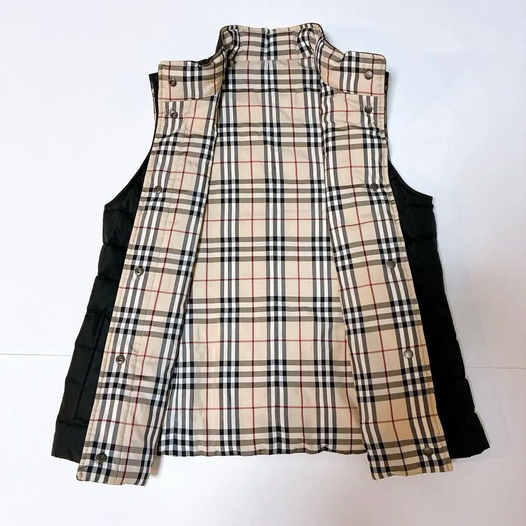 Burberry バーバリー ノバチェック リバーシブル ダウンベストM相当