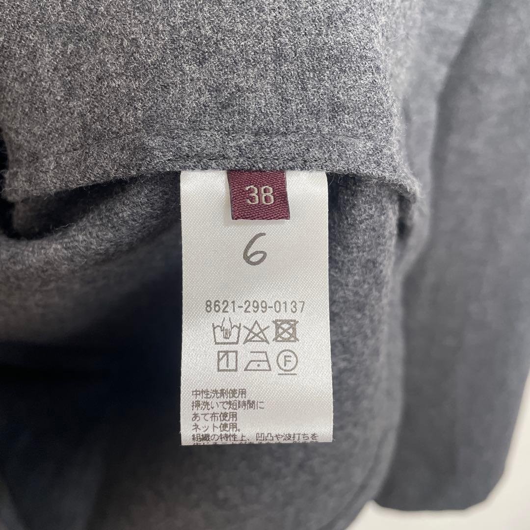 【完売品】【極美品】6(ROKU)Vネック チュニック ウール 日本製