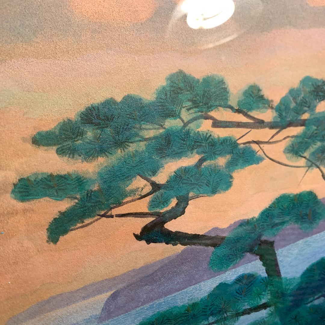 真作保証　絵画　　日本画　　山岸　純　　【　師　徳岡神泉　/　京都府出身