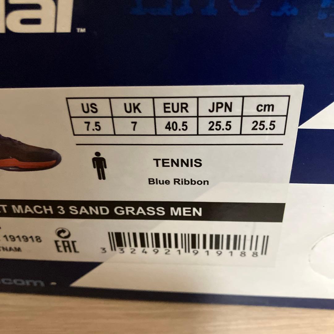 シューズ(男性用) Babolat JET MACH 3 SAND GRASS MEN 25.5cm