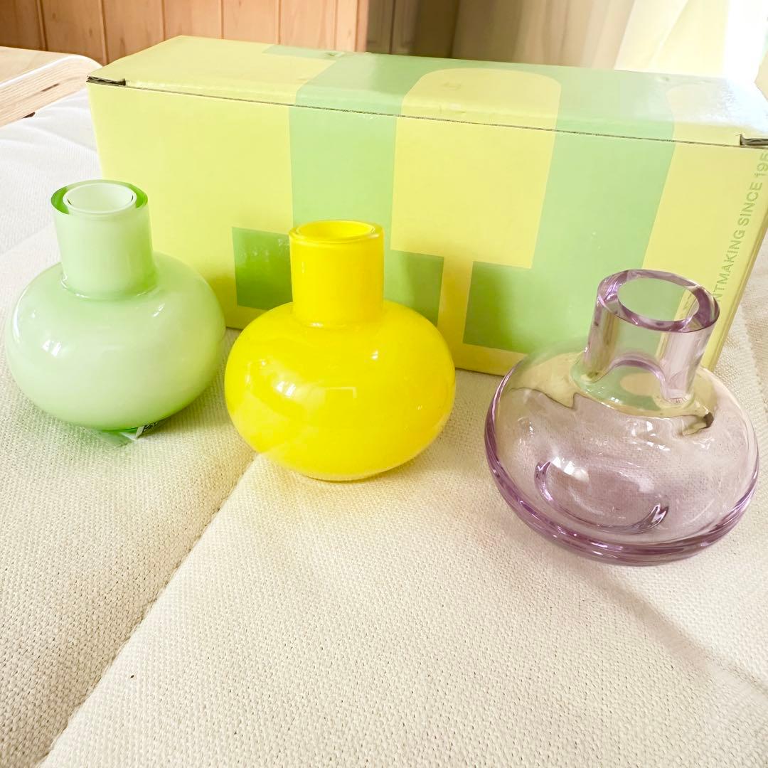 マリメッコ　フラワーベース　新品　Mini ベース 3個セット