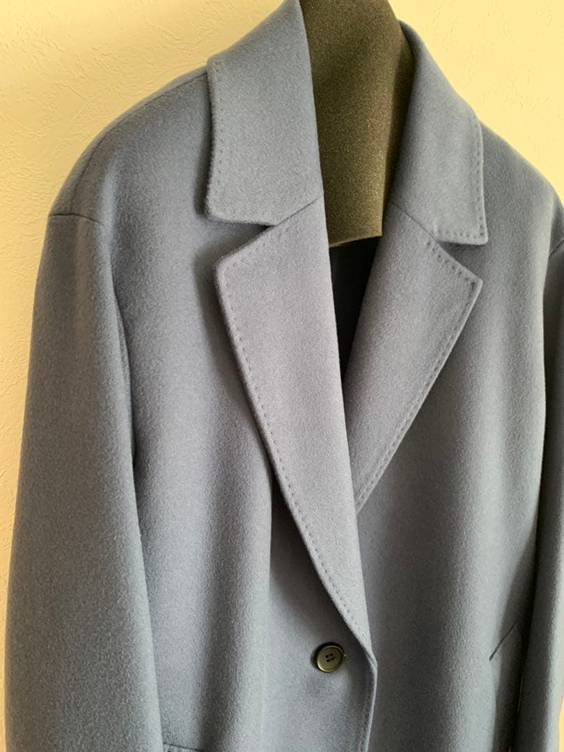 新品タグ付23区【滝沢眞規子さん着用】ウールカシミヤビーバー チェスター コート
