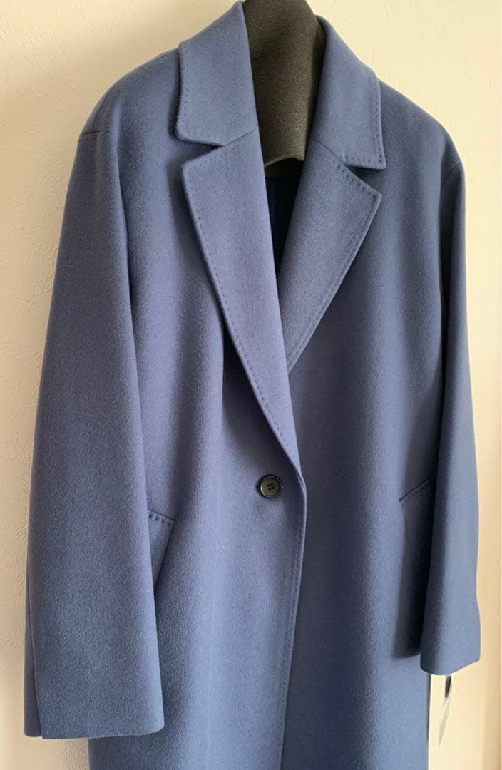新品タグ付23区【滝沢眞規子さん着用】ウールカシミヤビーバー チェスター コート