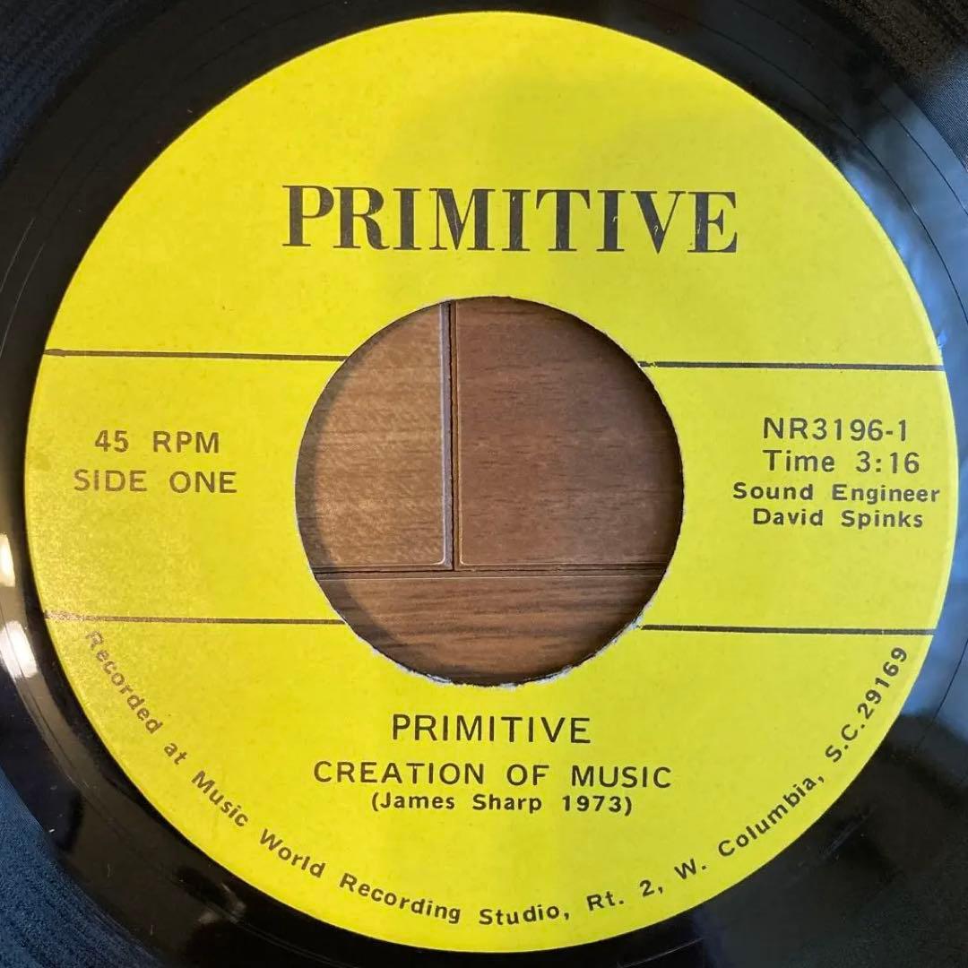 Primitive - Creation of Music 7インチ レコード