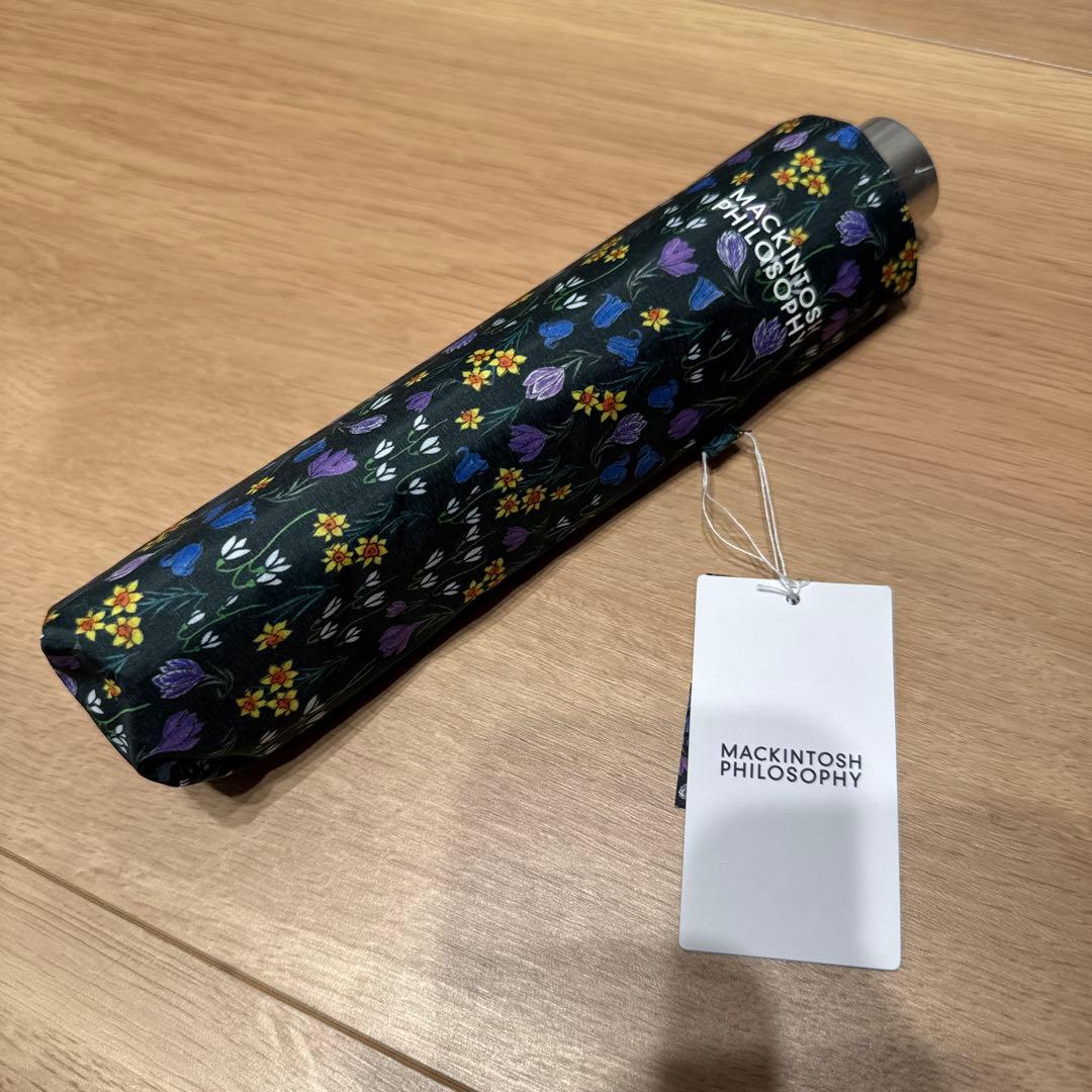 ［新品・未使用] マッキントッシュフィロソフィー晴雨兼用三つ折り傘