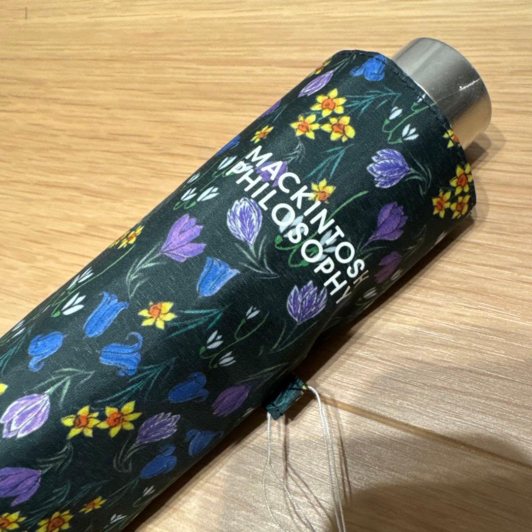 ［新品・未使用] マッキントッシュフィロソフィー晴雨兼用三つ折り傘