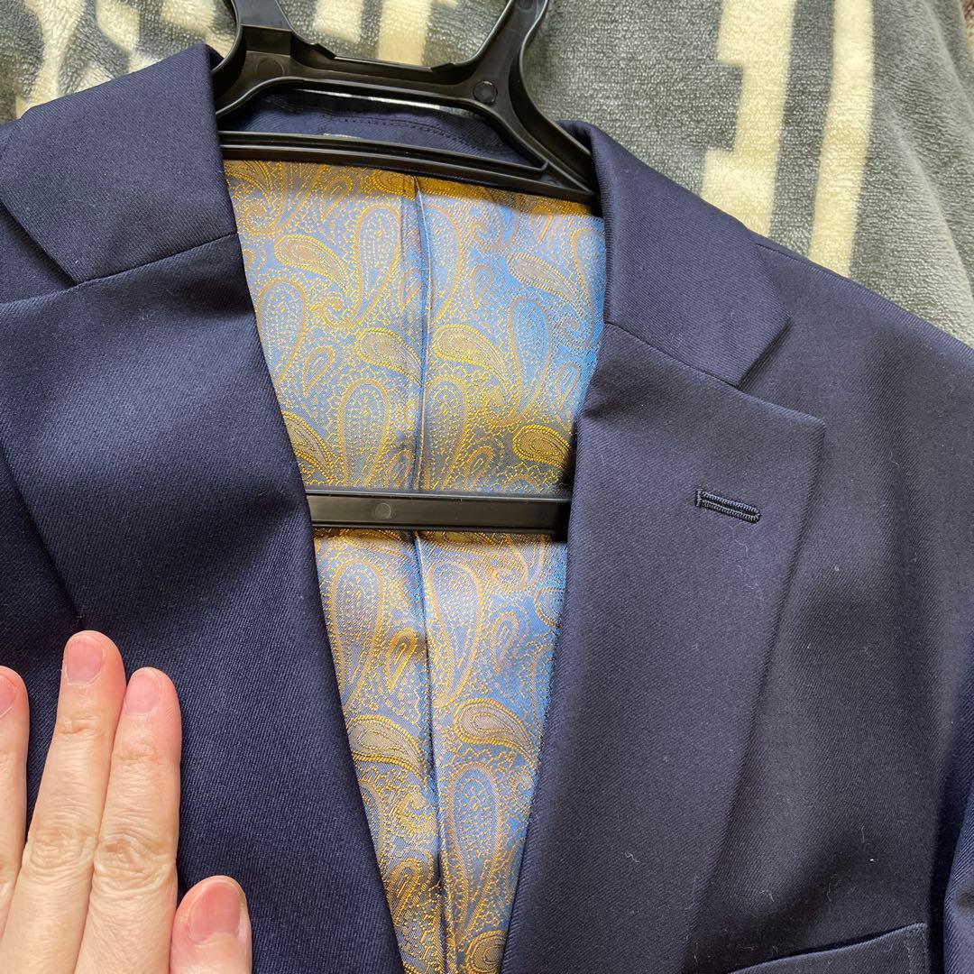 ゼニア スーツ メンズ 定価20万円 オーダーメイド 未使用に近い