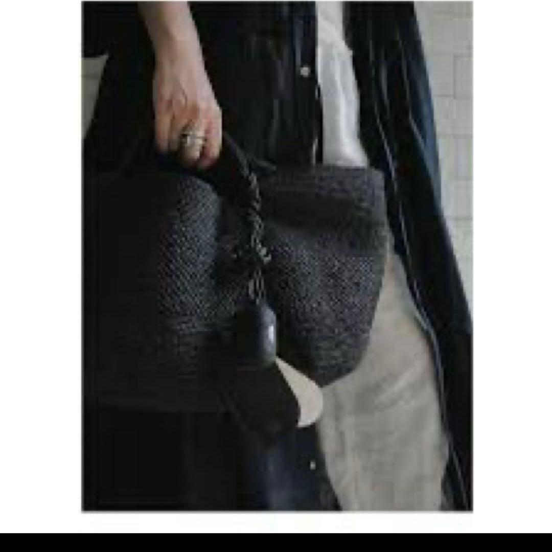 エトレトウキョウ⭐︎新品未使用⭐︎ラフィアバッグ　ブラック