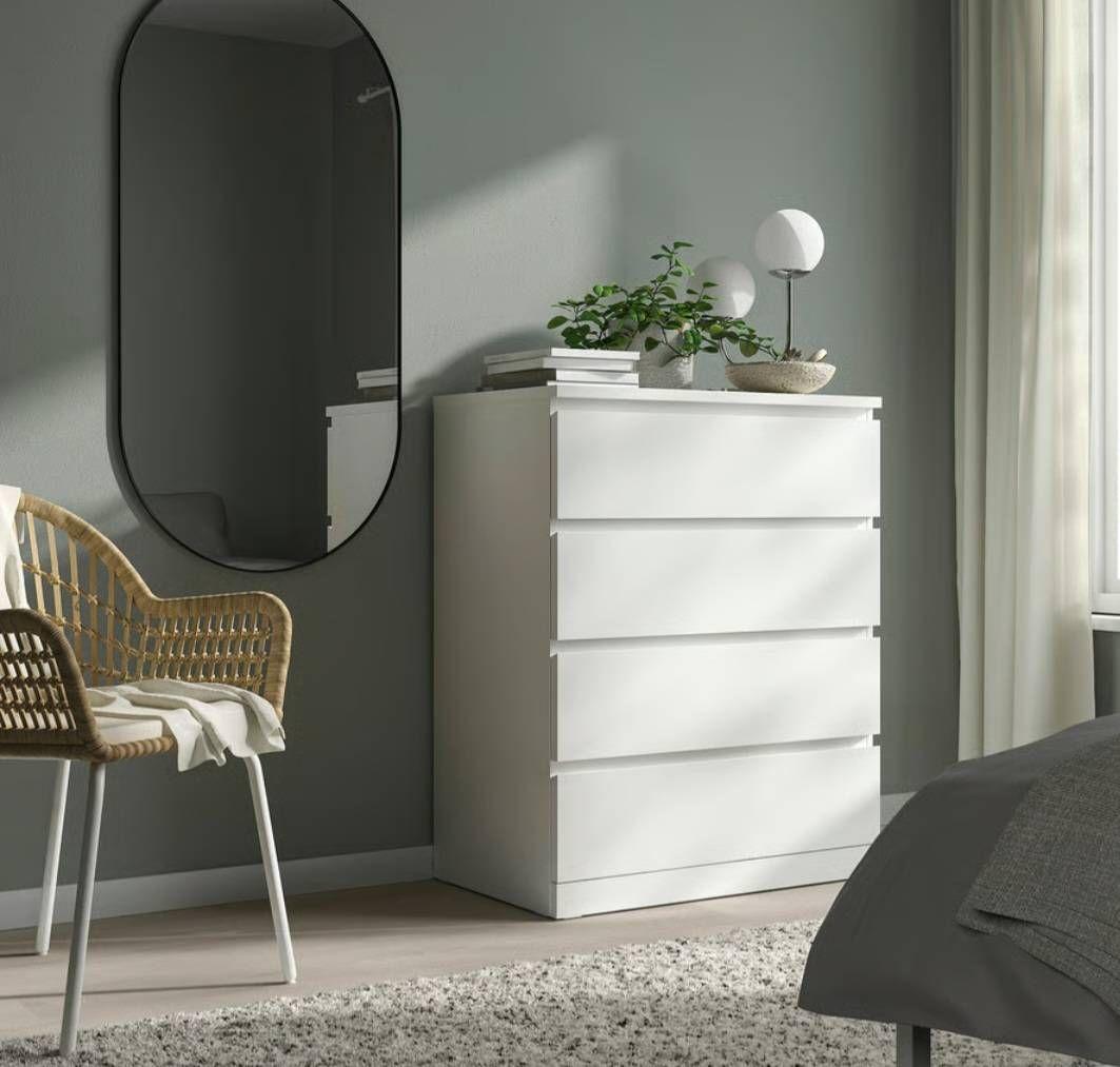 IKEA イケア MALM マルム チェスト収納家具 タンス・押し入れ 美品