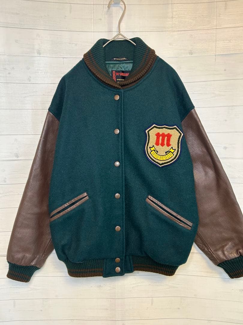 McGREGOR マックレガー　メンズ　スタジャン　牛革　Mサイズ