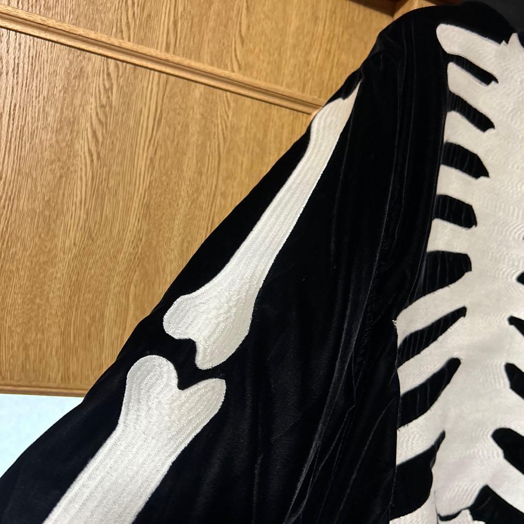 VANSON 50th anniversaryスカルボーンジャケット ベルベット