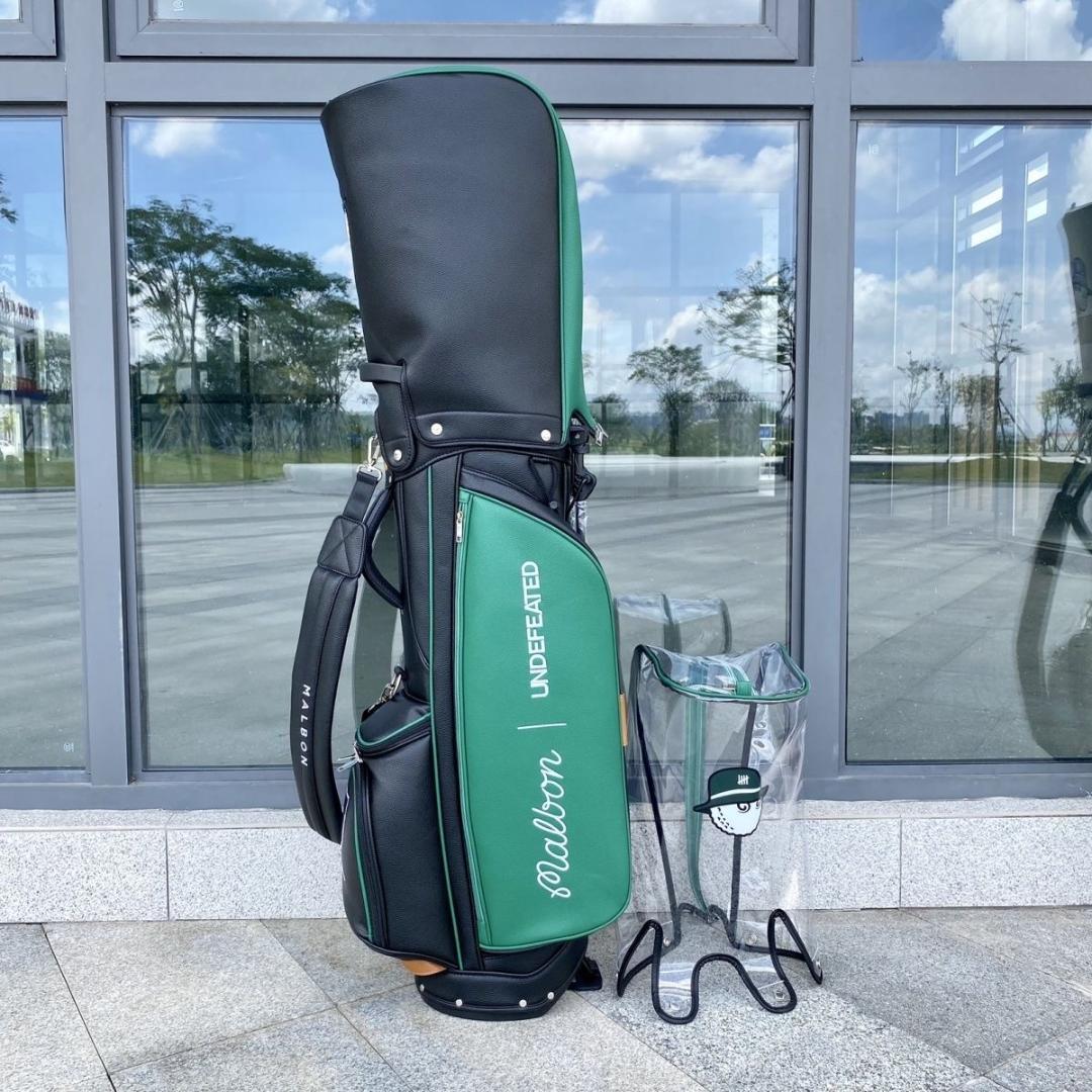 UNDEFEATED ゴルフバッグ 緑/黒 新品2