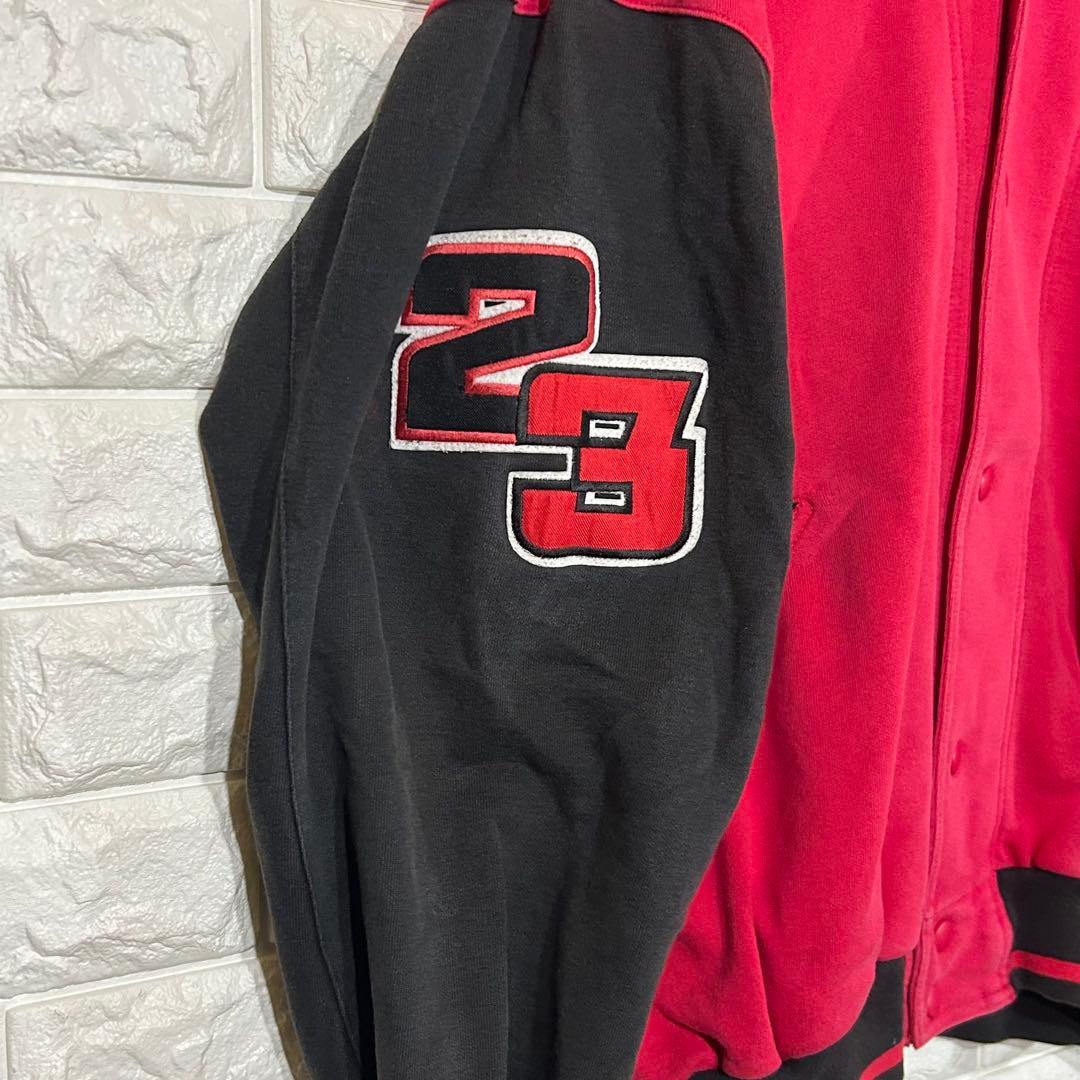 90s AIR JORDAN スウェット スタジャン パーカー ボタジャン台湾製