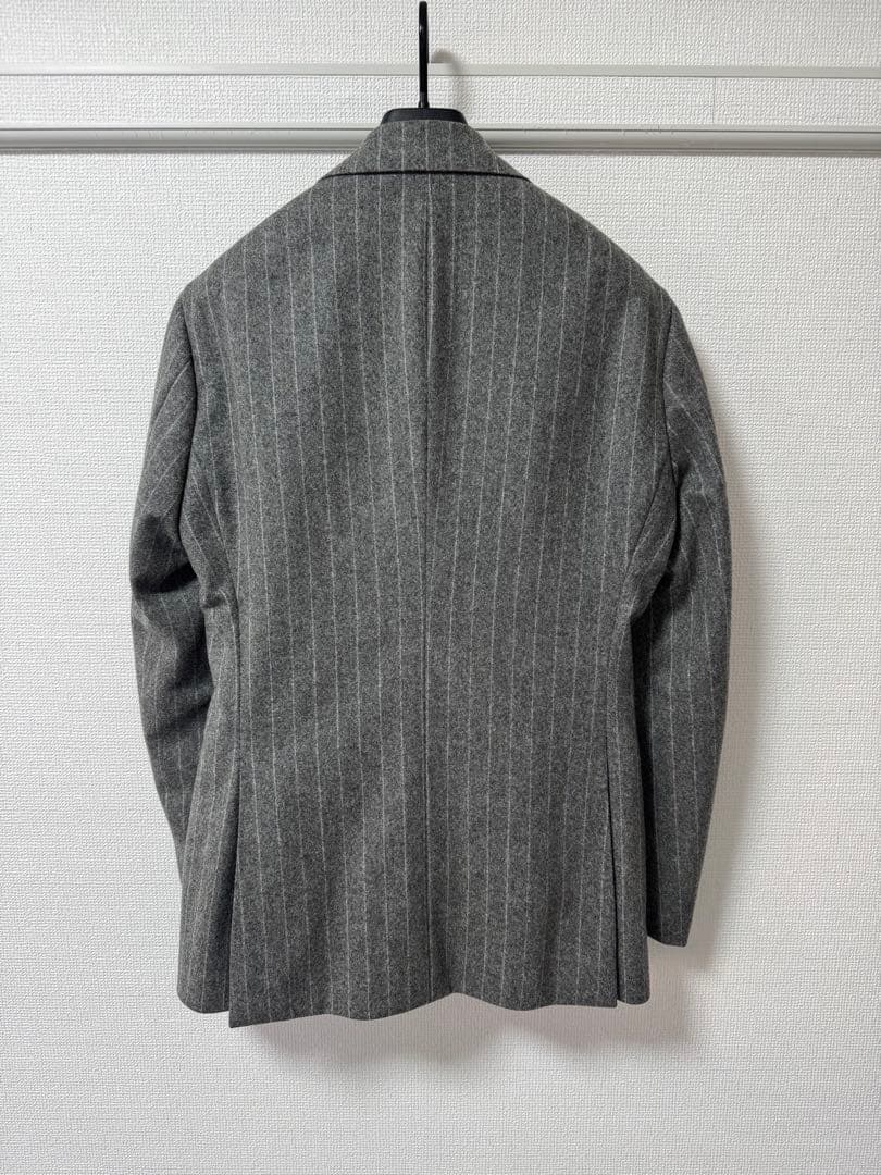 guji RING JACKET FOXミディアムグレーダブルスーツ 46美品